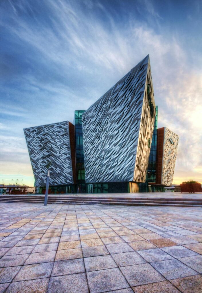 pexels-photo-1650904-1650904 Impressive modern design of the Titanic Belfast museum, showcasing unique architectural style.